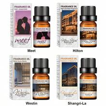 1瓶10毫升优质香氛精油，芳香疗法精油，适用于加湿器和香薰机，持久留香 - 古龙、黑冰、威斯汀、香格里拉、邂逅、新车、柚子、栀子花、海洋香氛精油 - 多樣化香型 - 查看 10
