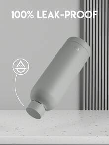 Meoky 17 oz Frosted Sports Flask, Insulated Water Bottle with Unique Small Mouth, 12-Hour Cold Retention, Leak-Proof Double-Wall Stainless Steel, Perfect for Sports, Gym, Travel, and School - 灰色 - 查看 4