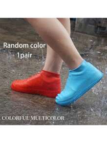 Rainproof Shoe Covers Wholesale Latex Waterproof Shoe Covers Thick Section Rainy Day Outdoor Silicone Rain Shoe Covers Anti-Slip Wearable Rain Boots Waterproof Shoe Covers Latex Anti-Slip Rainproof Shoe Covers Thickened Wearable Outdoor Waterproof Shoe Covers Rainproof Rain Boot Covers For Men And Women Shoe Size 34-40