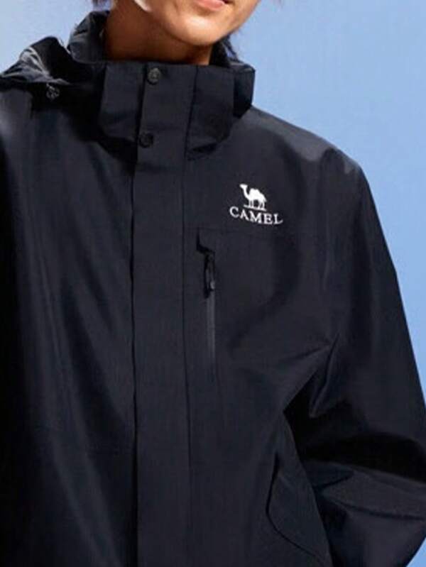 CAMEL CROWN Men's Mountain Outdoor Waterproof And Oil-Proof Jacket Outerwear Mountaineering Clothing