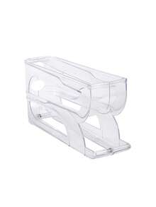 1 Peça Suporte para Ovos de Geladeira, Caixa de Armazenamento de Ovos de 3/4 Camadas, Suporte para Ovos de Geladeira, Caixa de Armazenamento de Ovos, Caixa de Ovos na Porta Lateral da Geladeira, Estrutura de Armazenamento de Ovos Rolante, Caixa de Ovos Anti-Queda, Organizador de Grande Capacidade, Suporte para Ovos Mantenedor de Frescor, Dispensador de Ovos Rolante Automático Economizador de Espaço, Suporte para Ovos Rolante Automático, Caixa de Armazenamento de Cozinha, Recipiente Mantenedor de Frescor