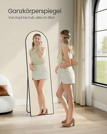 Wall Mounted Mirrors - Tintenschwarz - 查看 3