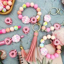 5/25pcs Silicone Bead Waffle Grid Element Silicone Beads, Gingerbread Man Cookie Silicone Beads, Suitable For Jewelry Decoration Beads, Earrings, Necklaces, Bags, Pens, Phone Chains, Makeup Brushes, Keychains And Other DIY Sets, Suitable For Mother's Day, Father's Day, Holiday, Birthday Gifts - Waffle Series - View 10