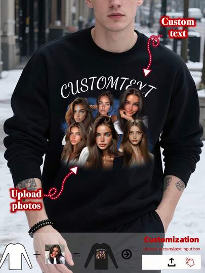 A Custom-Made Men's Base Top.With Its Personalized And Exclusive Design, It Serves As An Ideal Gift For Others. You Can Choose Your Favorite To Use As The Custom Pattern. Made With High-Quality Fabric And Featuring Eye-Catching Colors, It's Perfect For Gifting On Valentine's Day Or Anniversary Day.