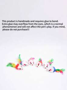 1pc Cat Toys Tease Cats And Mice Plush Simulation Self-Hilarity To Relieve Boredom And Eliminate Kittens Teasing Cat Pet Supplies - Multicolor - View 15