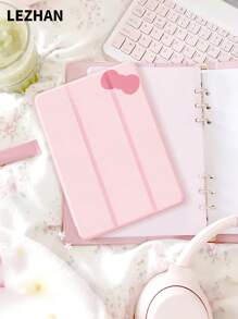 1pc Cute Bow Design Tablet Protective Case, Compatible With IPad 10.2 Inch, IPad Pro 11 2021/2020/10th Gen, IPad Mini 4/5/6, Galaxy Tab A8 10.5 Inch 2022, Matepad 10.4/Tab, With Pencil Slot, Shockproof, Tablet Stand Cover