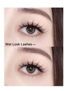 Sibeuna 7 Pairs New Cartoon Style Moist False Eyelashes, Create Natural Makeup Effect, Suitable For Daily Wear, Faux Mink, Fashionable Transparent Band, Lightweight And Flowy - 漫畫款濕睫毛 - 查看 2