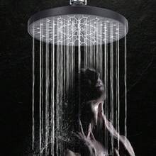 1pc High Pressure Shower Head, Rainfall Shower Head With Boosting Function, Home Bathroom Shower Sprayer