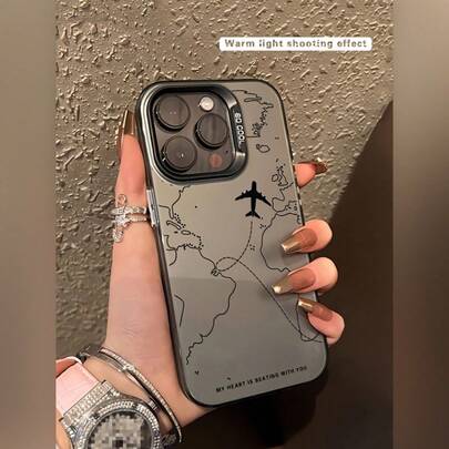 Apple Phone Case With Laser Plane Pattern,Suitable For Iphone17 Air