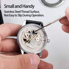 11pcs Mini Precision Magnetic Screwdriver Set, High-Quality Tiny Screwdriver Kit For Electronics, Toys, Computers And Watch Repair - Durable Metal Construction - Silver - View 10