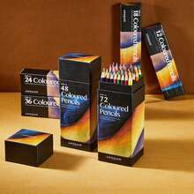 12/24/48/72/120/160 Colors Oil-Based Colored Pencil Set, Suitable For Adult Coloring Books, Artist Painting, Sketching, DIY Crafts, Back To School Supplies, And Gifts For Friends - Multicolor - View 2