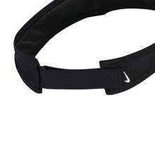 Nike Youth K NK DF ACE VISOR SWOOSH Cap/Scarf Visorless Hat FB5061-010 - Black - View 3