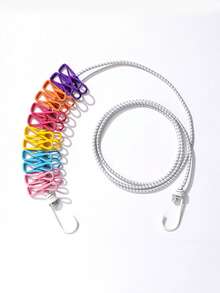 The Portable Travel Clothesline And 12 Clip Expandable Clothing Series Are Essential Cruise Essentials For Both Men And Women's Travel. Dormitory Supplies Are Indispensable For Returning Teachers, And Are The Best Gifts For Male And Female Students, Teachers, Classmates, Colleagues, Friends, Relatives, Lovers, Girlfriends, Parents, Relatives And Friends