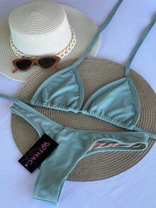 G-String Bikini With G-String Curtain Summer Fashion 2025 - Teos - View 3