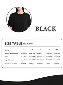 Mujer T-Shirt | Mexico Shipping | High-Quality Breathable Fabric | Women's Loose Short-Sleeve Printed ZUMBA Black T-Shirt | Machine Washable | Sport Round Neck Casual Top | Loose Comfortable Fashion | Unisex Festival Gift | Couple Outfit | Spring and Summer Wear | Suitable for All Seasons | Breathable and Sweat-Wicking for Sports, Running, and Hiking | Women's Clothing - Negro - Ver 4