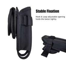 360° Rotating Nylon Baton Holster For 21-26 Inch Expandable Batons, Fits Belt - Black - View 5