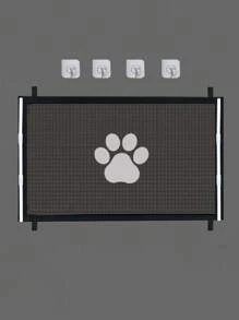 Freestanding Pet Divider Fence, Portable Folding Dog Barrier Net Enclosure