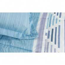 Nordic Winter Duvet, Reversible Printed Quilt With Microfiber, Soft Duvet, Size 180 X 260/230 X 260 Cm, For 90/105/135 And 150 Cm Wide Beds, Various Patterns Available (Without Pillow) - 藍色 - 查看 2