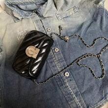 Women Shoulder Bags - 8349小方包 (銀) - 查看 4