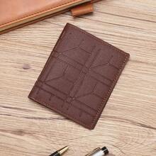 Cartera para Hombre Corta de Gran Capacidad, Cartera Funcional, Cartera Conveniente conúltiples Ranuras para Tarjetas - Marrón claro [firme] - Ver 1