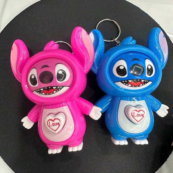 Disney 1pc Disney Stitch Squeeze Changing Face Creative Plush Doll, Stress Relief Doll, Thoughtful Gift For Friends, Backpack Decor, Funny Gift For Couples,For School Supplies,Back To School
