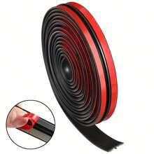 1 Roll Of 10 Feet Car Windshield Sealing Rubber Strip, T-Shaped Sunroof Sealing Cover, Leak-Proof And Soundproofing.