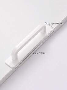 1 Piece Of No-Drilling Door And Window Handles For Sliding Doors, Glass Door Handles For Wardrobes, Drawers And Cabinet Doors, Easy To Install And See Through Handles.