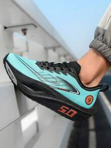 Men's Outdoor Carbon Plate Sports Shoes, Running Shoes For Racing, Training, Half Marathon, Speed Running Shoes; Women's Sports Shoes, Track And Field Competition Sports Shoes, Women's Road Running Shoes, Mesh Breathable Shoes With Wear-Resistant, Shock-Absorbing, Anti-Slip Soles - Black - View 11