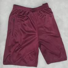 Dry-Fit Bermuda Shorts With Zippered Pockets, Sizes (S To XL) - Redwood - View 3