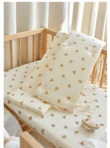 1 件新生儿一体式婴儿床保险杠，婴儿防撞软垫，加厚保险杠婴儿床装饰，婴儿床围栏，婴儿床周围保护器，新生儿头部保护防撞垫，婴儿床上用品