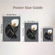 3pcs Vintage Frameless Abstract Decorative Wall Art Prints, Modern Geometric Pattern Posters, Suitable For Home Decor In Living Room, Bedroom, Study, Ideal Gift