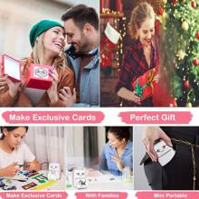 便携式迷你打印机,带热敏卷纸的袖珍热敏打印机,用于照片图片办公室收据标签注释二维码无墨打印的无线智能打印机,带有 IOS Android 应用程序:有趣的打印连接、万圣节 DIY 胶带装饰、圣诞礼物 - 彩色 - 查看 8