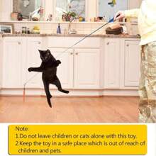 2pcs Caterpillar Replacement Teaser Wands For Cat Plush Toys