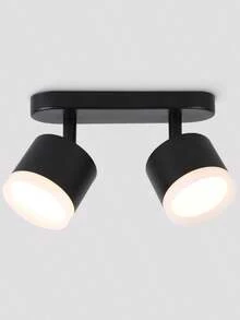 CANMEIJIA GX53 Base Rotatable 350° LED Recessed Ceiling Light, Dual/Triple Head Wall Lighting Fixture, Suitable For Home, Living Room, Kitchen, Dining Room, Bedroom, Attic, Store, Cafe, Restaurant, Corridor - GX53 Lamp Holder (rotatable Horizontally 350° and Vertically 90°) - View 2