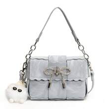 Women Shoulder Bags - 銀色 - 查看 6