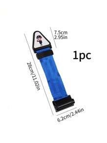 Arnés de coche ajustable para niños, correa de cinturón de seguridad antirroces con protección para el cuello, limitador de poliéster fácil de usar para jóvenes