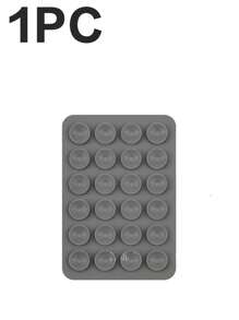 3/5Pcs Multi-Purpose Square Silicone Suction Cup Mobile Phone Holder, 24-Hole Suction Cup With Strong Adhesiveness, 1/10/20/30/40/50/60Pcs,Suitable For Various Scenarios To Prevent Phone Falling, Used For Video, Vibration, And Self-Portrait Phone Accessories