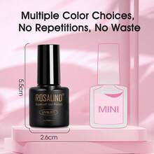 ROSALIND 24 PCS Gel Nail Polish Set-20 Colors Gel Polish Kit Base Coat Glossy Matte And Glitter Top Coat Nail Polish Set Dark Purple Orange Nail Art Polish Manicure Gifts With Box - 04 - 查看 10