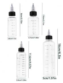 Chai đựng dầu dưỡng tóc 30/50/100/230ml có nắp đậy, dạng bóp, chai nhựa trong suốt, chai PET rỗng có vạch chia, chai đựng thuốc nhuộm tóc có vạch chia, tiện lợi để thoa lên chân tóc, hộp đựng mỹ phẩm có thể tái sử dụng với nắp vặn và vạch chia, thích hợp cho mực lỏng, sơn dầu, thủ công mỹ nghệ, chăm sóc tóc chuyên nghiệp, nhuộm và tạo kiểu tóc, vật dụng cần thiết khi đi du lịch. - Nhiều màu - Xem 10