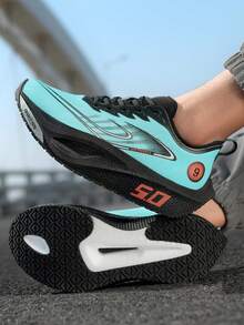 Men's Outdoor Carbon Plate Sports Shoes, Running Shoes For Racing, Training, Half Marathon, Speed Running Shoes; Women's Sports Shoes, Track And Field Competition Sports Shoes, Women's Road Running Shoes, Mesh Breathable Shoes With Wear-Resistant, Shock-Absorbing, Anti-Slip Soles - Black - View 9