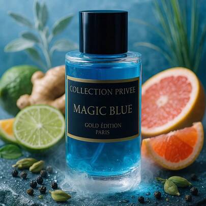 Fragrance World PRIVATE COLLECTION GOLD EDITION – MAGIC BLUE 50ML EAU DE PARFUM – UNISEX
