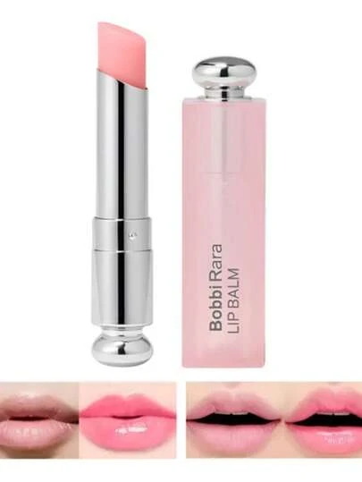 Lip Balm Rosa Hidratante Labial Bobbi Rara Collor Magic