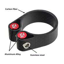 Locking Bicycles Seatpost Clamp Universal Clamp Cycling Seat Tube Clip For Most Bike Road Bike - Multicolor - View 4