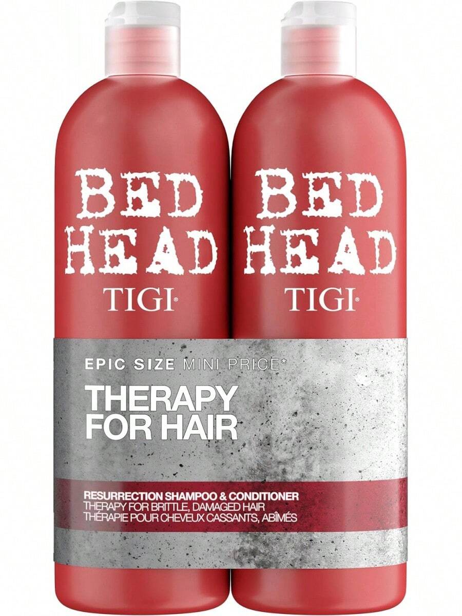 Bed Head By TIGI Resurrection Shampoo & Conditioner Set - Deep Moisture Repair For Dry, Damaged Hair, Moisturising Salon Formula For Bond Care Treatment, With Colour Protect For Strength & Shine - Hair Mask - 查看 1