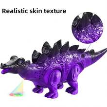 TEMI 3 Pack Electrical Walking Dinosaur Toys For Toddlers 2-4 3-5 Years With Sound And Light Up, Toddler Robot Dinosaur, Brachiosaurus, Stegosaurus Dinosaur Figures For Kids - 1 - View 6
