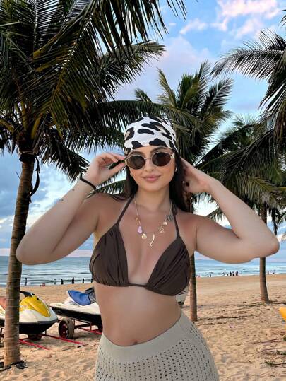 1 Peça Lenço Quadrado Feminino Estampa de Leopardo Estilo Lenço de Seda, Lenço Quadrado Casual Feminino, Bandana Decorativa para o Pescoço para Festas e Presentes, 70cm, Inverno e Outono