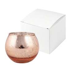 Silver Wishing Candle Holder, Mercury Glass Candle Holder For Centerpiece, Suitable For Tea Party, Wedding Table Decoration, Bridal Shower, Baby Shower, Birthday Party