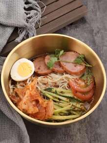 A Set Of Three Stainless Steel Mixing Bowls, Kneading Bowls, Salad Bowls, For Cooking Food, Kitchenware