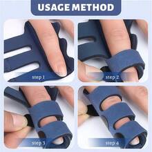1/2/5 piezas Abrazadera ajustable para dedos, que proporciona un soporte cómodo - Perfecto para dedos lesionados, usado para artritis, dedos en gatillo y lesiones, soporte ligero para dedos para aliviar el dolor - Multicolor - Ver 8