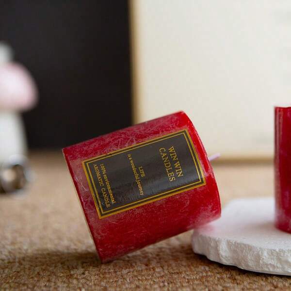 Vela com fragrância de romã/jasmim para casa, fragrância para quarto, vela de cera, presente de aniversário Qixi para dia dos namorados, proposta de jantar à luz de velas